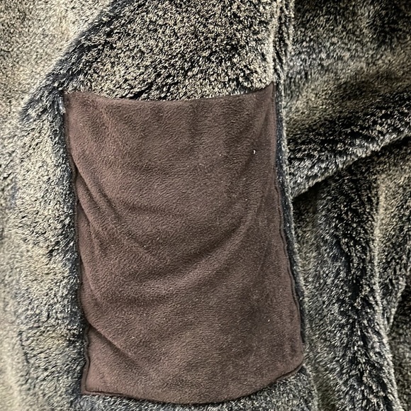 PERRY ELLIS PORTFOLIO faux brown shearling coat size 3x - Picture 4 of 8